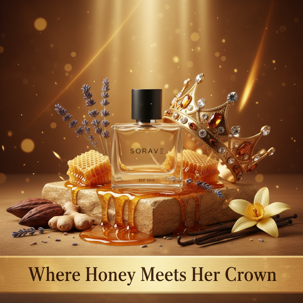 Honey Crown — Brushed Gold Banner